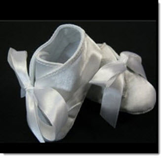 Baby boy clearance satin christening shoes