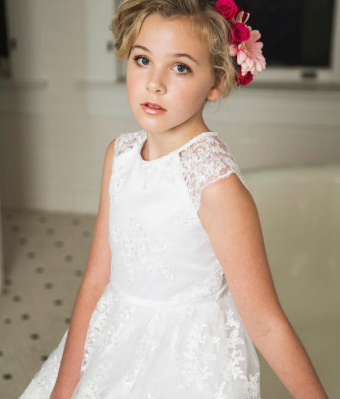 EK 58 Cristina First Communion or Flower Girl Dress