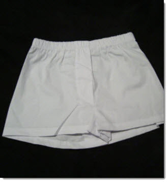 Boys white boxer store shorts